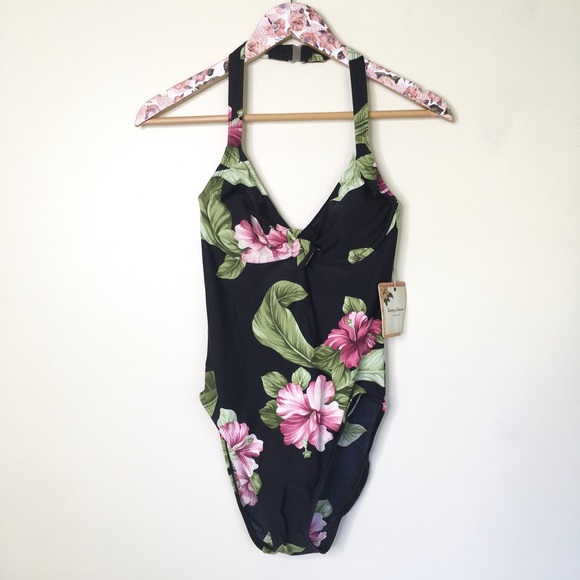 Tommy Bahama Other - NWT Tommy Bahama One Piece Black Floral Suit